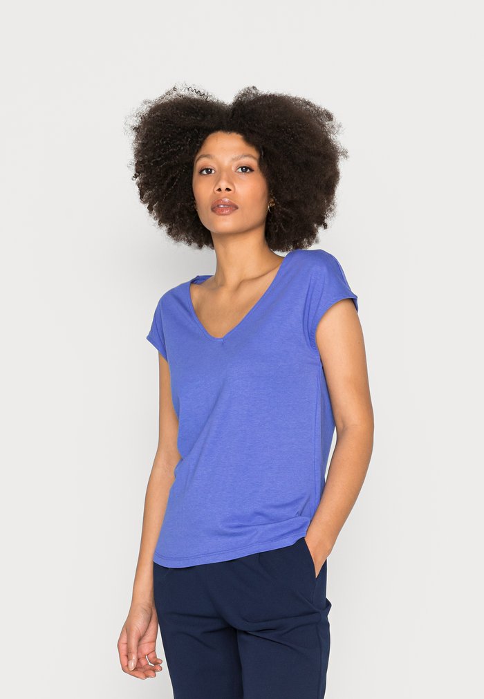 T Chemises Anna Field BASIC Bleu Royal Bleu Femme | IOE-2778796